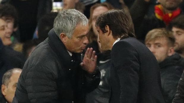 Mourinho reprocha a Conte su actitud en el Chelsea-United