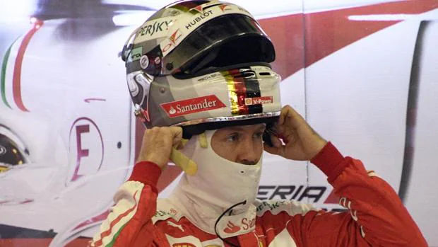 Vettel, en el Gran Premio de México
