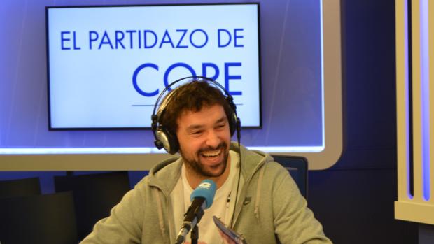 Sergio Llull durante la entrevista en Cope