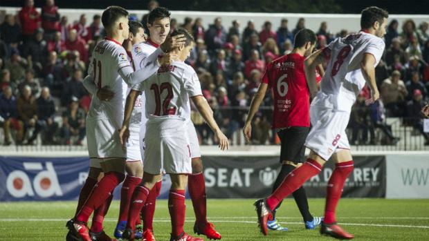 Formentera-Sevilla FC: Goleada, y la Copa aparcada hasta enero (1-5)