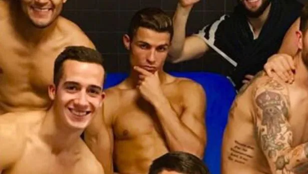 Ronaldo, con su gesto en el vestuario del Camp Nou