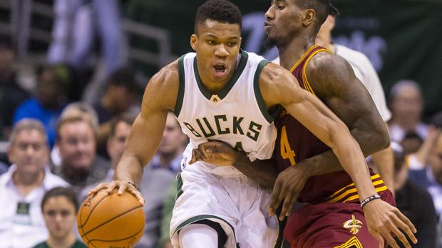 Giannis Antetokounmpo, en un partido de esta temporada