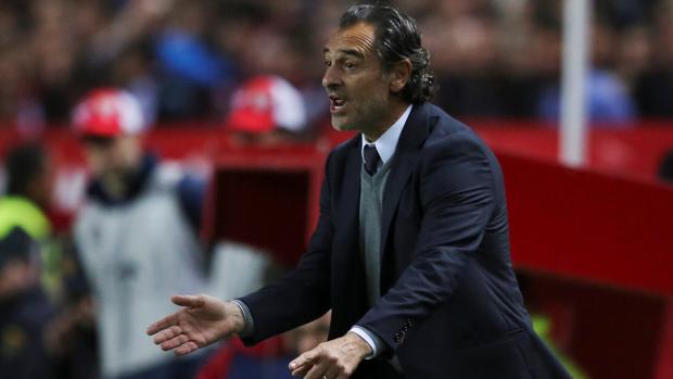 Prandelli, en un partido del Valencia