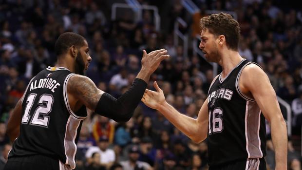 Pau Gasol, clave de nuevo en el triunfo de los Spurs