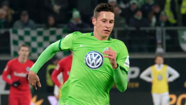 Julian Draxler, en un partido con el Wolfsburgo