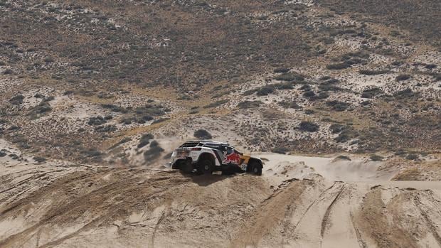 Carlos Sainz, durante el Rally Dakar