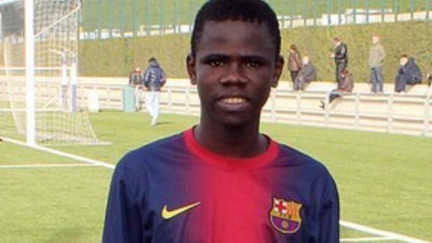 Patrice Sousia, jugador del Barcelona que este miércoles cumple 18 años