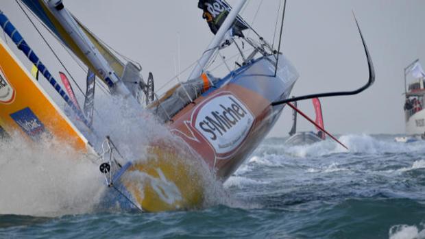 Jean-Pierre Dick, Yann Eliès y Jean Le Cam, tres más en Les Sables