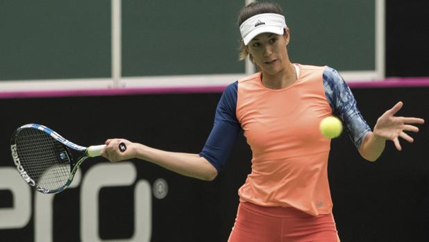 Muguruza da esperanzas a España en la «Fed Cup»