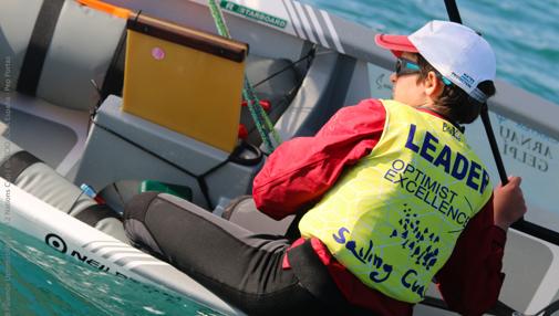 Arnau Gelpí, Samuel Beneyto y Alberto Morales, podio de la Optimist Excellence Cup