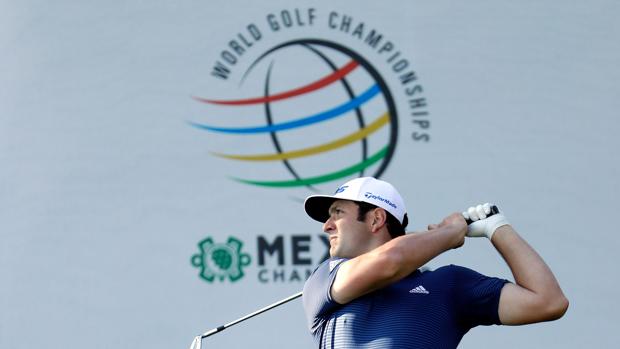 Jon Rahm se ejercita en el Club de Golf Chapullpetec, en México D.F.