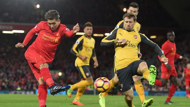 El Liverpool saca al Arsenal de la zona Champions