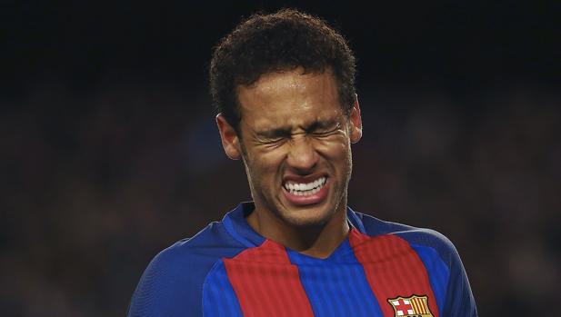 Neymar durante el partido que el Barcelona disputó ante el Celta el pasado sábado