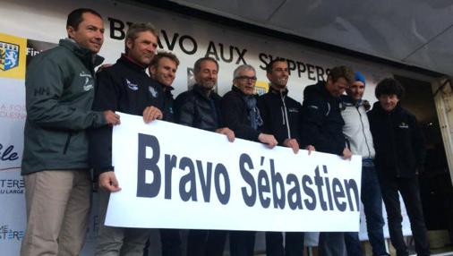 Romain Attanasio, Yann Eliès, François Gabart, Michel Desjoyeaux, Vincent Riou, Armel Le Cléac’h, Jean Pierre Dick, Jérémie Beyou y Jean Le Cam