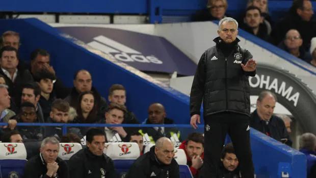 José Mourinho, entrenador del Manchester United