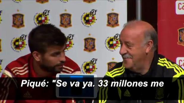 En junio del 2014 Piqué y Del Bosque protagonizaron una anécdota al comentar el traspaso de Cesc