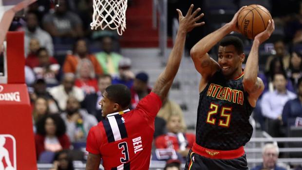 Thabo Sefolosha, durante el partido ante los Wizards