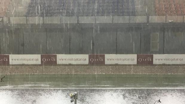 Lluvia sobre el circuito de Qatar