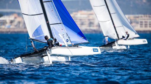 Fernando Echávarri y Tara Pacheco, segundos en Nacra