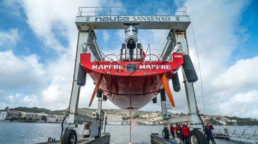 El «Mapfre» intentará volver a navegar el 15 de abril