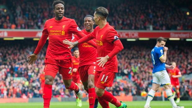 El Liverpool se lleva el derbi de Merseyside