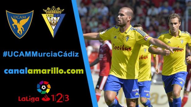 Sigue en directo el partido UCAM Murcia - Cádiz CF