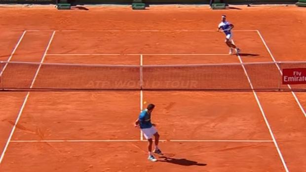 Extraordinario punto de Pablo Carreño en Montecarlo