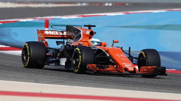El McLaren-Honda de Alonso, en el último Gran Premio disputado