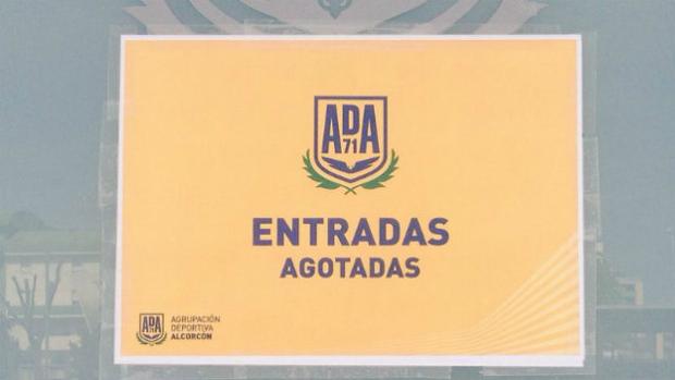 Lleno en el Alcorcón-Cádiz CF del próximo domingo
