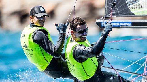 Echávarri/Pacheco y Botín/López Marra, Oro en Hyeres