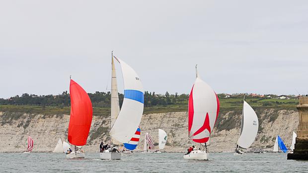 El «Lasai», ganador de la Regata a la Inversa