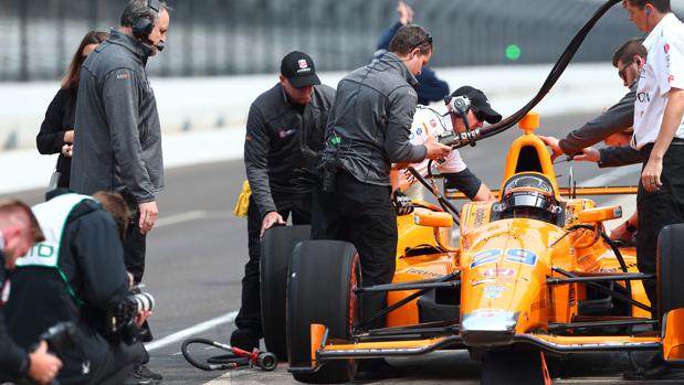 Alonso, en su test de capacitación