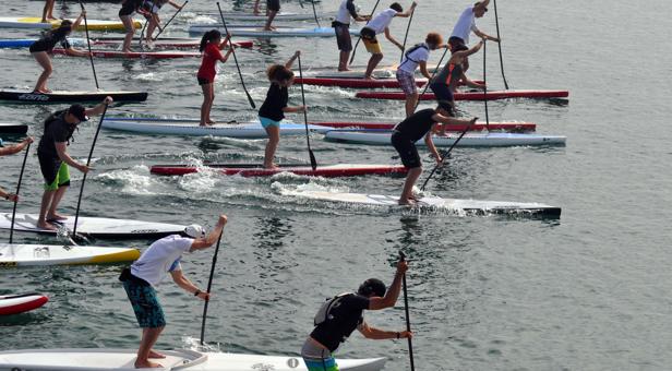 Marina de Dénia acoge una prueba del Circuito Mediterráneo SUP Race