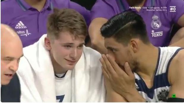 Luka Doncic rompe a llorar tras una bronca de Laso