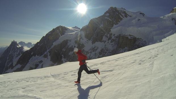 Kilian Jornet, en el Mont Blanc