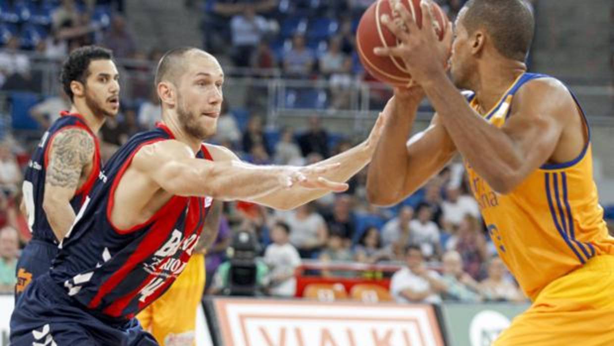 Imagen del partido entre el Baskonia y el Gran Canaria