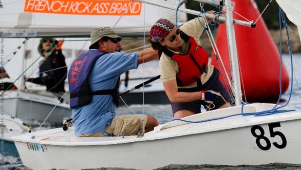 Adrian Dupuy y Maite López Cerón campeones absolutos del Nacional Master de Snipe