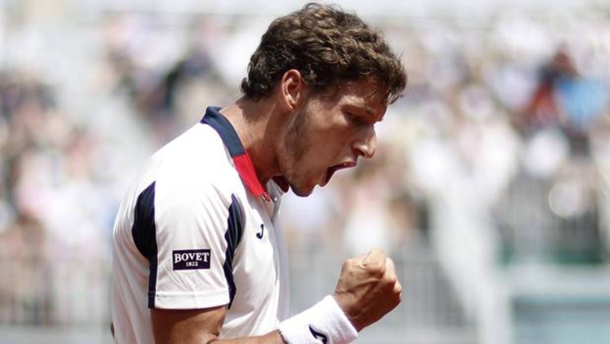 Pablo Carreño, en su partido ante Raonic