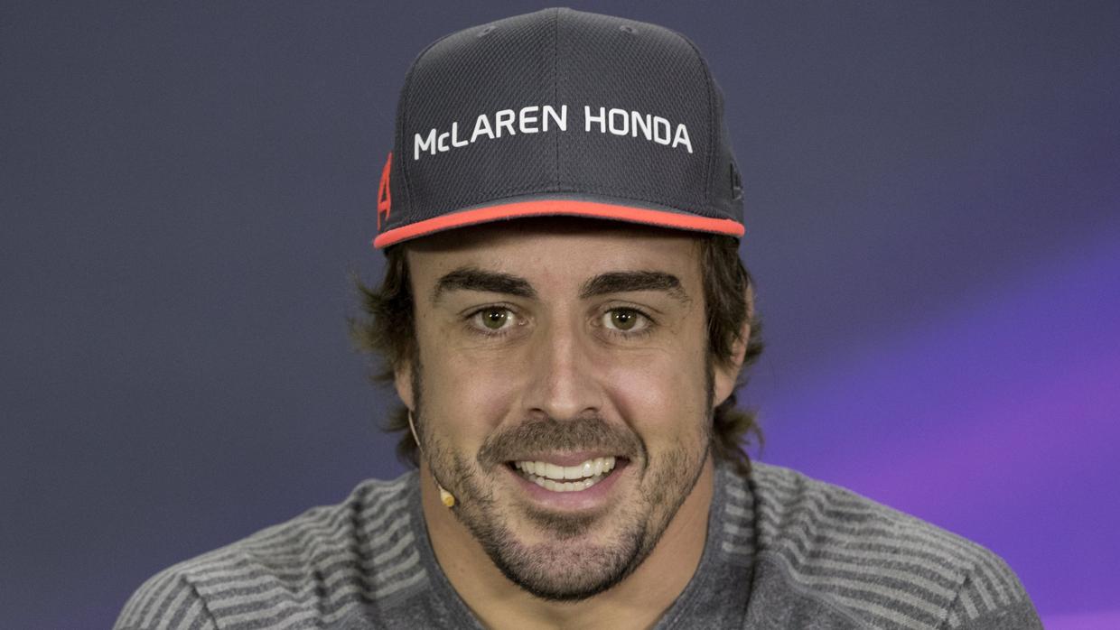 El asturiano Fernando Alonso, durante el encuentro con los medios en Canadá