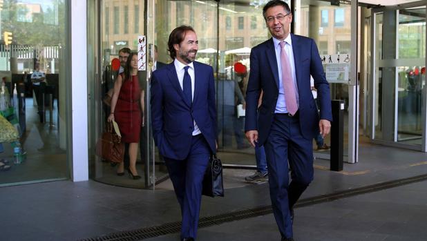 Bartomeu, en el juzgado por el caso de los columbarios