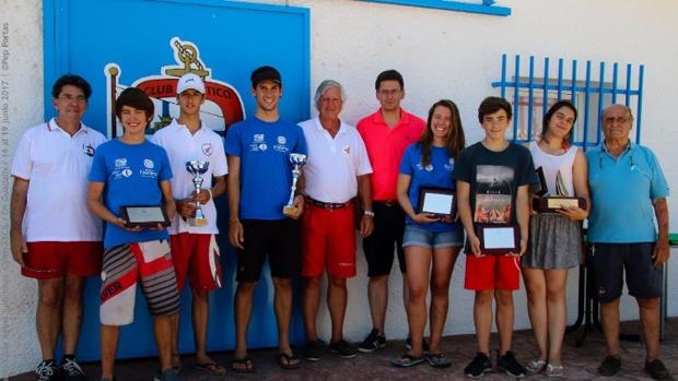 Mª Victoria Bautista y Oscar López, campeones de la Copa de España Laser Aguas Interiores