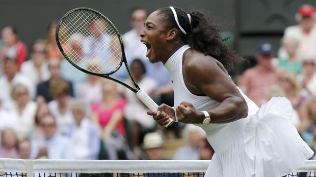 Serena Williams, en una imagen del torneo de Wimbledon de 2016