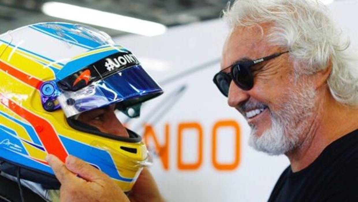 Fernando Alonso y Flavio Briatore, en una imagen reciente