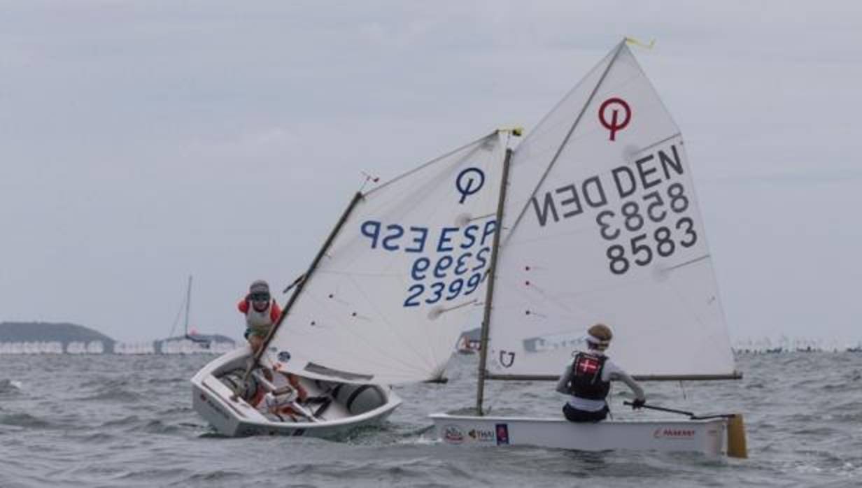 Comienzo regular de España en el Mundial de Optimist