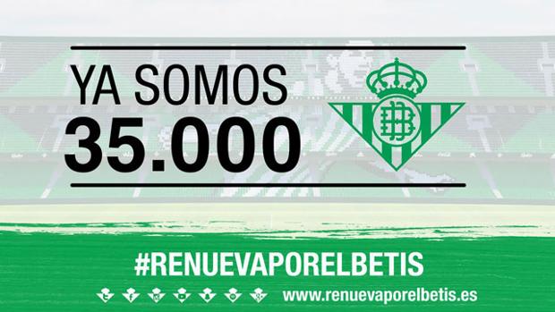 El Betis supera los 35.000 abonados