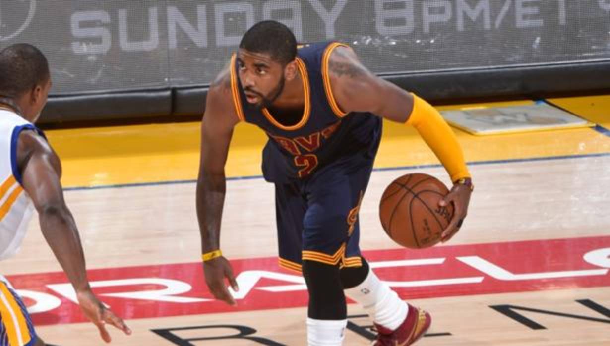 Kyrie Irving, durante un partido de los Cavaliers la pasada temporada