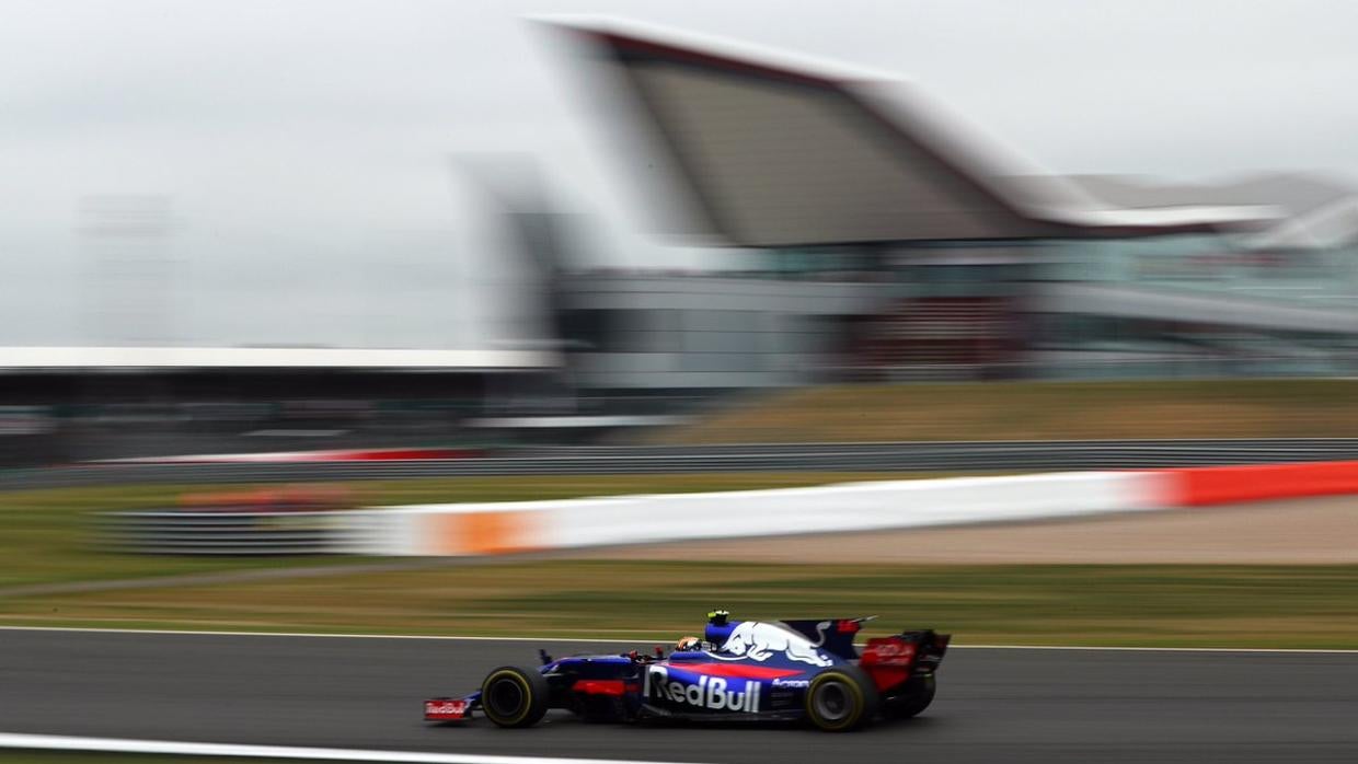 Carlos Sainz en su Toro Rosso