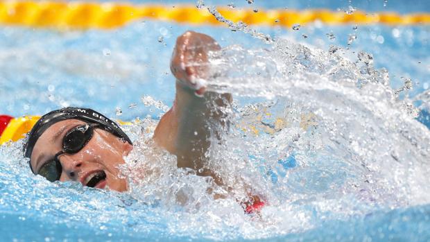 Mireia Belmonte, en la final del 800 metros