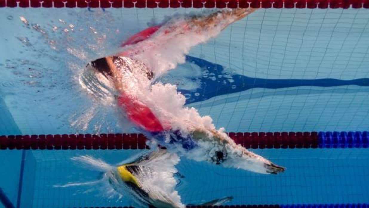 Mireia Belmonte se lanza al agua en este Mundial de Budapest