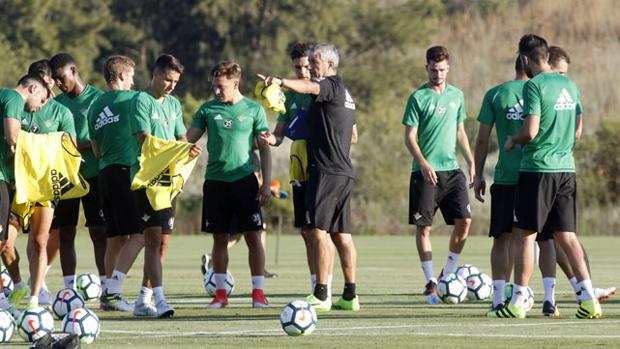 El Betis viaja a Marbella con toda la plantilla salvo Tello y Digard